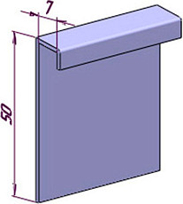 Плинтус Плинтус для ковролина ПК 50 ПК 50 фото 1 | FLOORDEALER